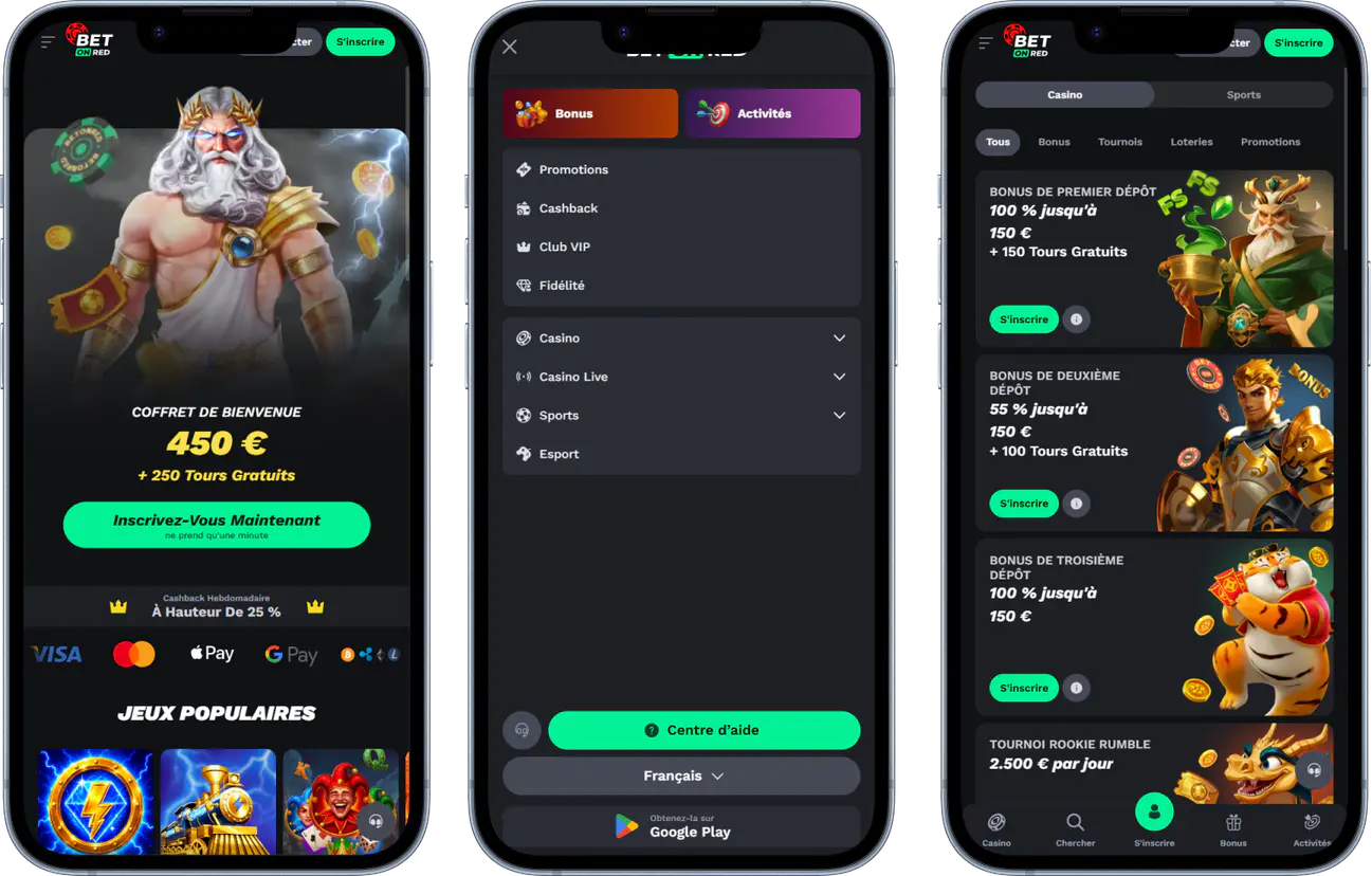 Jouer sur mobile